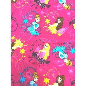 Disney Princess Soft Pink Fabric 56"x42" Springs Creative Not for Sleepwear!